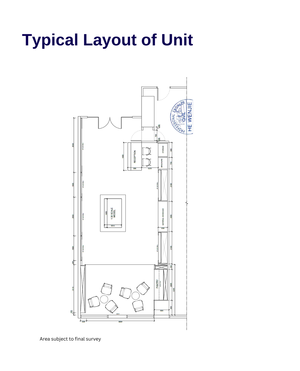 Suntec Typical Layout and Test Fit Suntec City office floorplan