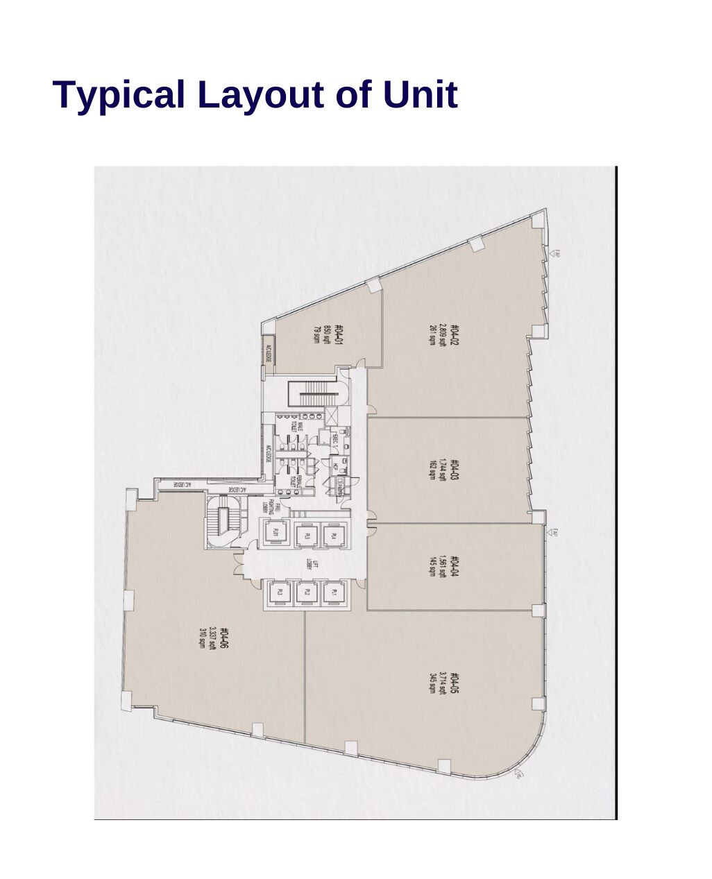 Typical Layout and Test Fit (1) Visioncrest Orchard florrplan