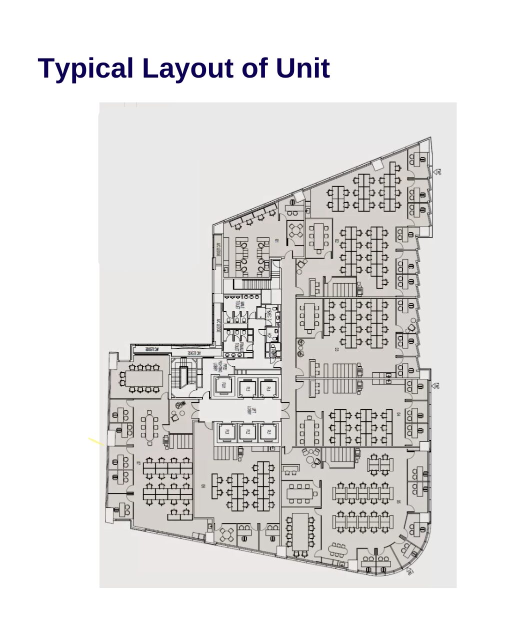 Typical Layout and Test Fit Visioncrest Floorplan
